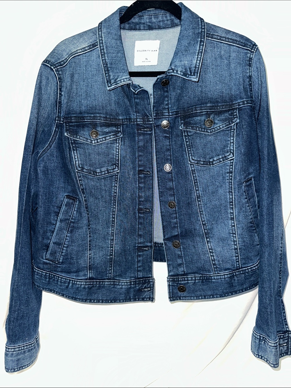Celebrity Pink Classic Indigo Denim Jacket